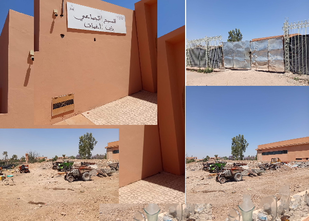 مطرح عشوائي يسيء لمحيط مسبح باحماد بمراكش